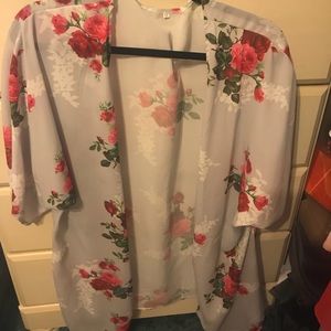 Floral lightweight cardigan